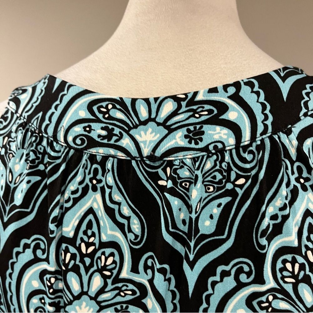 Apt. 9 paisley floral print sleeveless‎ mini dress size small - Picture 6 of 12